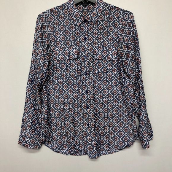 Express Women Long Sleeve Button City Shirt Top Blouse Size Small B233 -27 - Picture 11 of 14